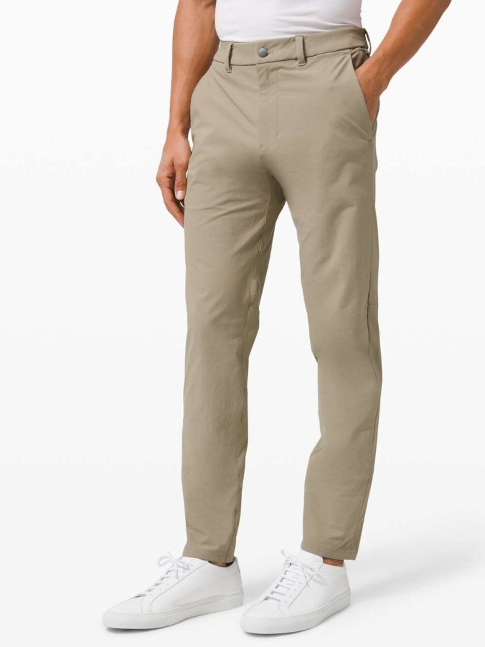 Lululemon Men's Commission Pant Slim *Novelty Canvas - Tofino Sand